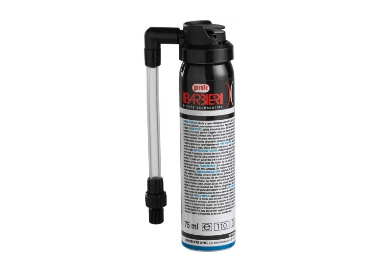 Spray naprawczy BARBIERI Inflate and Repair + mocowanie