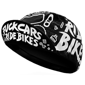 Czapka kolarska z daszkiem BELLO F*ck cars ride bikes Vol.3