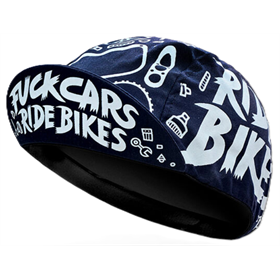 Czapka kolarska z daszkiem BELLO F*ck cars ride bikes Vol.3