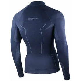 Podkoszulek męski z długim rękawem BRUBECK Extreme Merino Zip