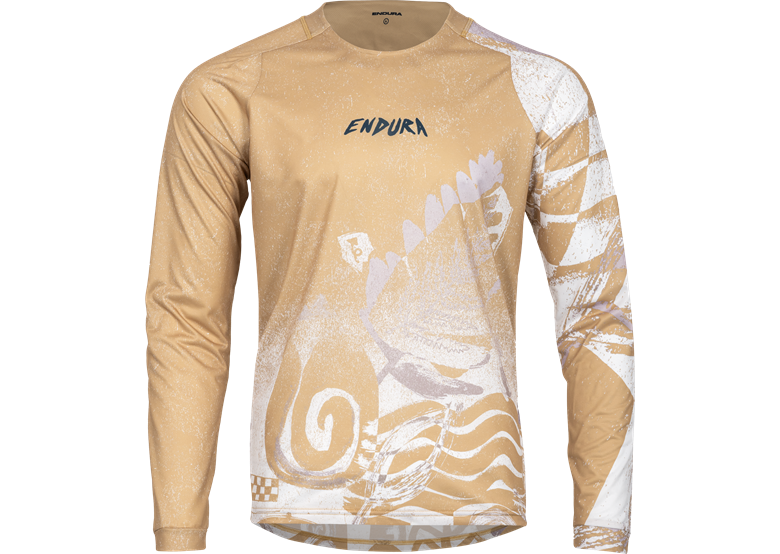 Koszulka rowerowa z długim rękawem ENDURA SingleTrack Print