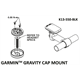 Uchwyt na licznik/nawigację  K-EDGE Garmin Gravity Top Cap Mount