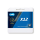 Łańcuch KMC X12 Silver/Black