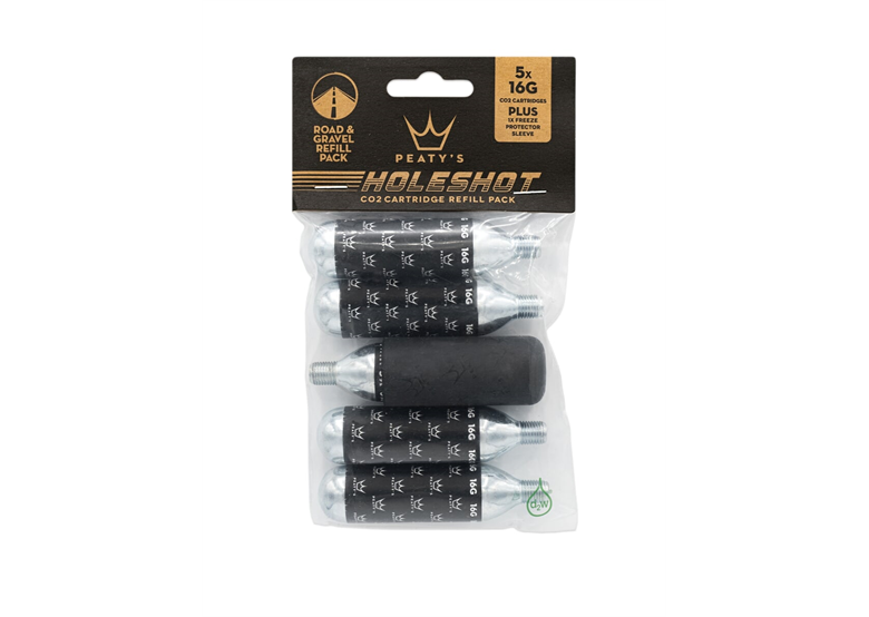 Naboje CO2 PEATY'S Holeshot CO2 Refill Pack Road & Gravel