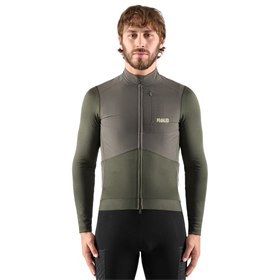Koszulka rowerowa z długim rękawem PEDALED Odyssey Merino Windblock