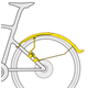 Komplet błotników rowerowych TOPEAK Tetrafender  R1 / R2 Set