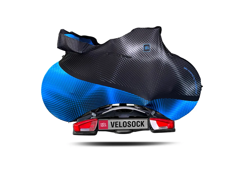 Pokrowiec rowerowy do transportu VELOSOCK Carbon Blue Standard