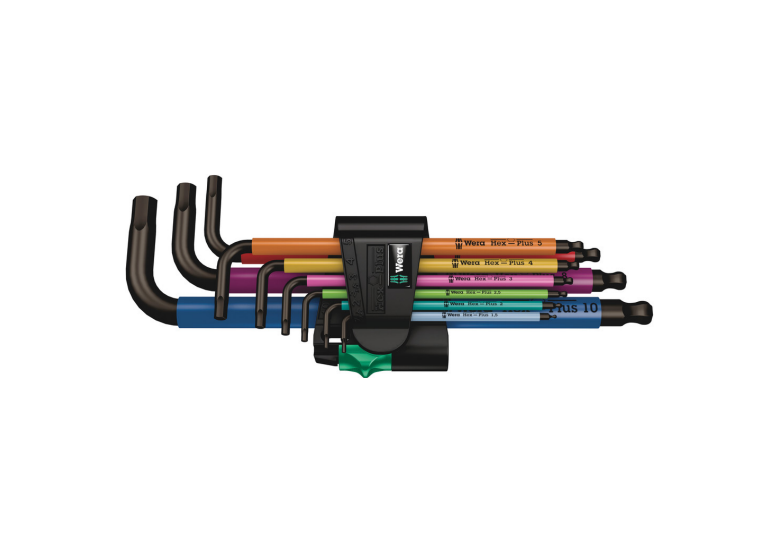 Zestaw kluczy imbusowych WERA 950/9 Hex-Plus Multicolor 1